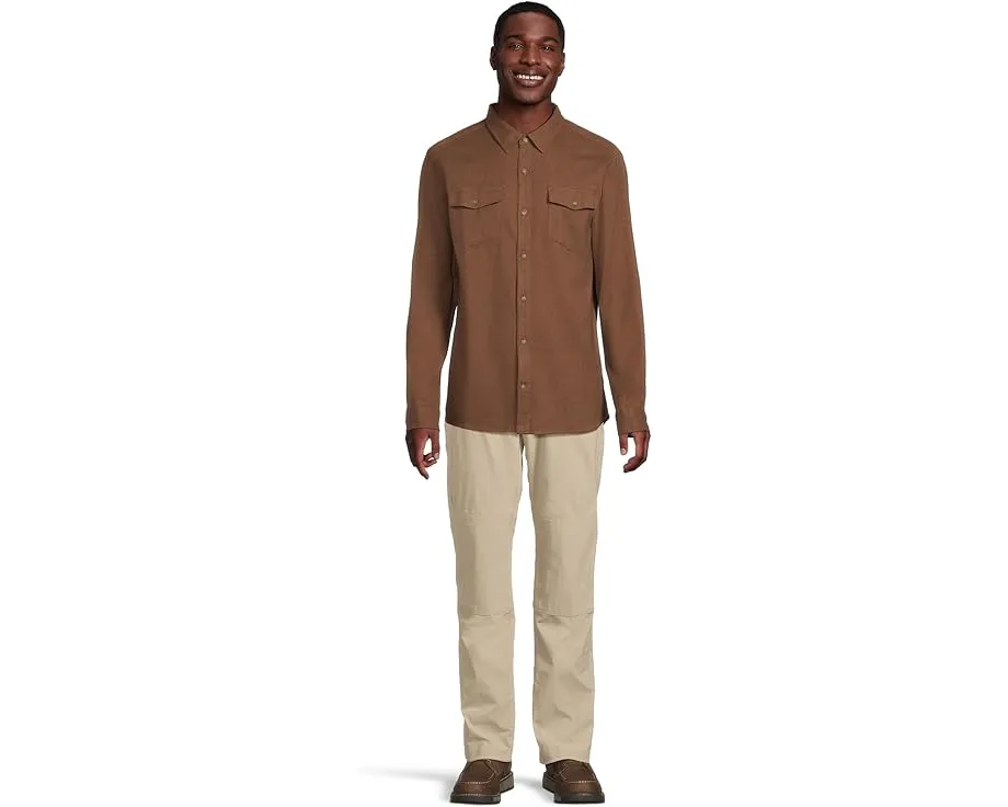 Рубашка Royal Robbins Bristol с длинным рукавом из мягкого органического хлопка в стиле фланели