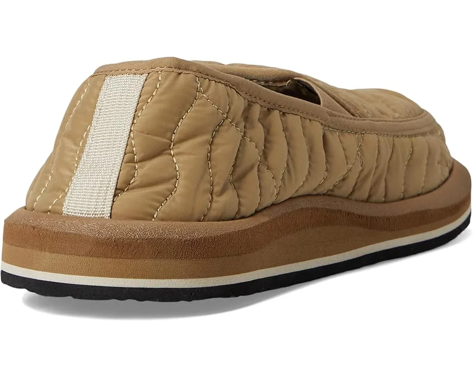 Sanuk Donny Quilted для пляжа с откидным задником и стелькой Soft Top