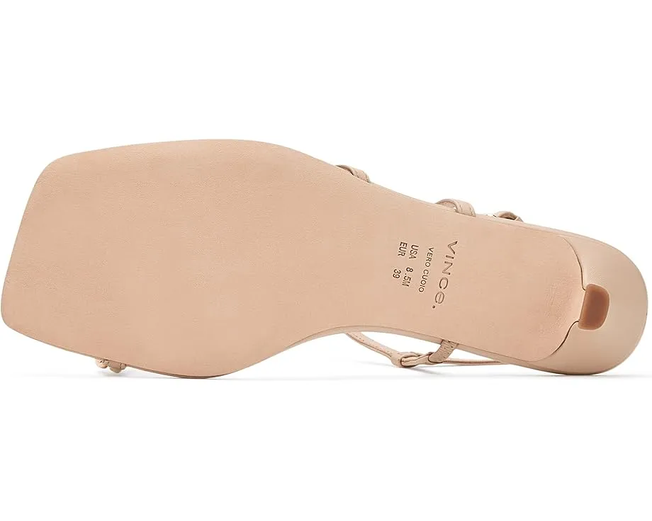 Vince Polli с ремешками и кольцом на носке на низком каблуке