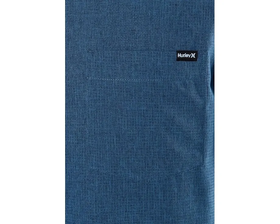 Hurley Phantom Flow Рубашка с коротким рукавом на пуговицах из эластичной ткани