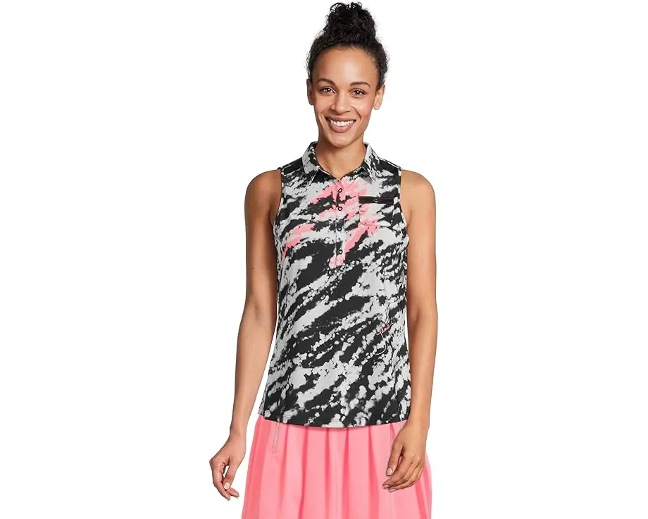 Топ без рукавов Jamie Sadock с принтом Роршаха и застежкой на пуговицы