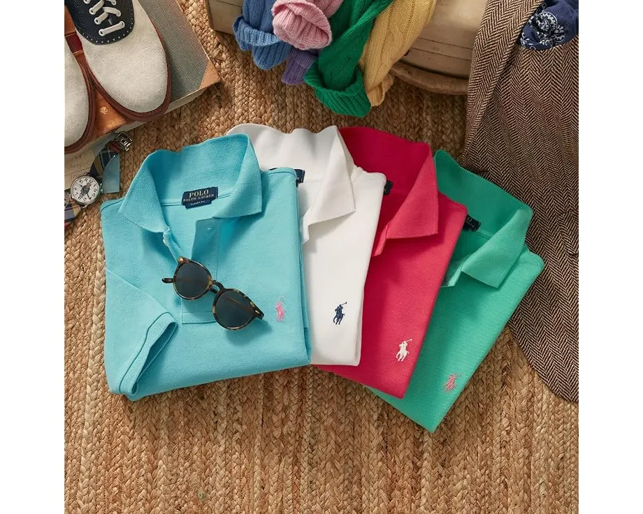 Классическая поло Polo Ralph Lauren The Iconic Mesh свободного кроя