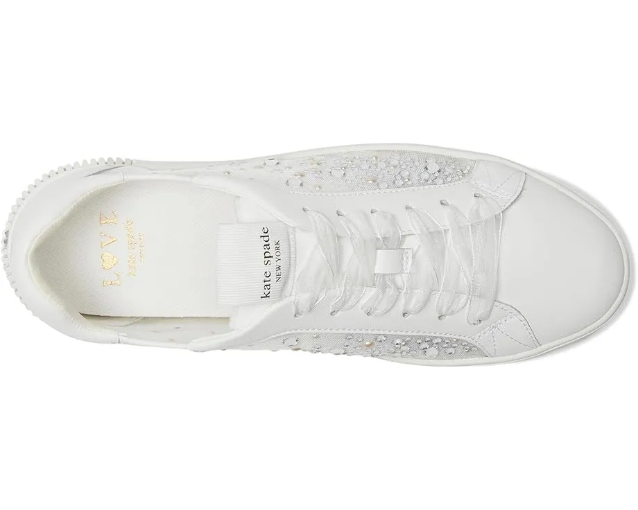 Кроссовки Kate Spade New York Tori с кристаллами и шнуровкой