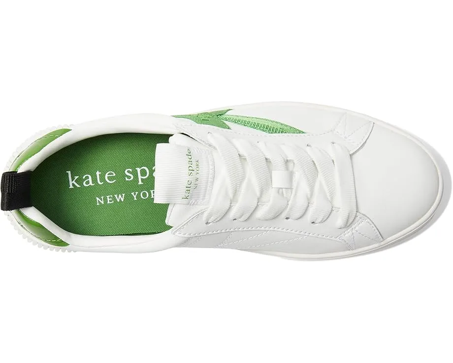 Кроссовки на шнуровке Kate Spade New York Signature с фирменным логотипом