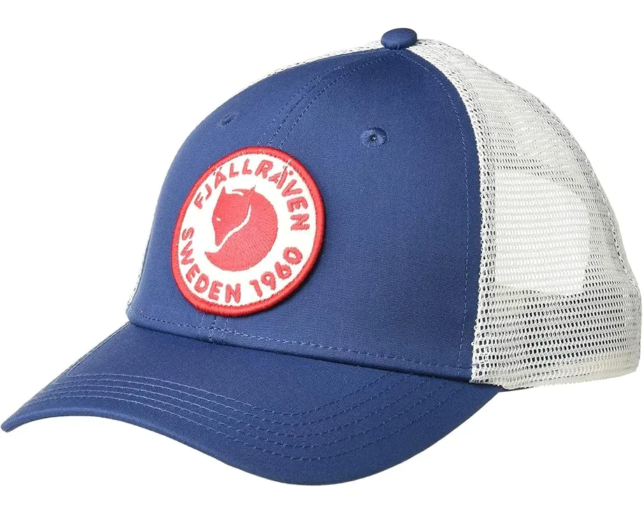 Кепка Fjällräven 1961 Logo Langtradarkeps с сетчатыми вставками из материала G-1000 Eco