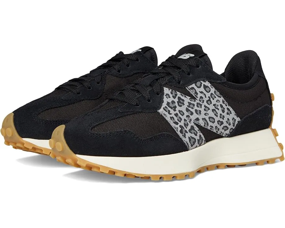 Кроссовки New Balance Classics 327 из замши и сетки с массивным логотипом