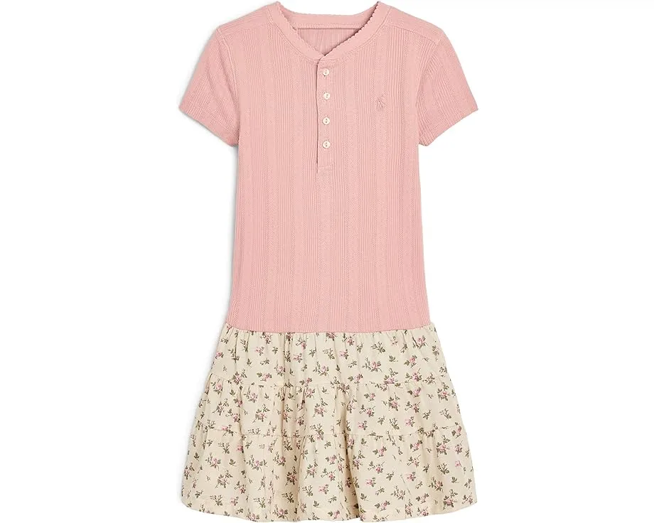 Polo Ralph Lauren трикотажное платье с цветочной юбкой для малышей