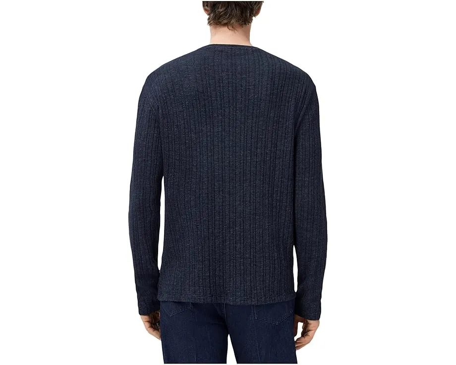 John Varvatos Свитер Fern с рубчатой вязкой и полоской из трех цветов