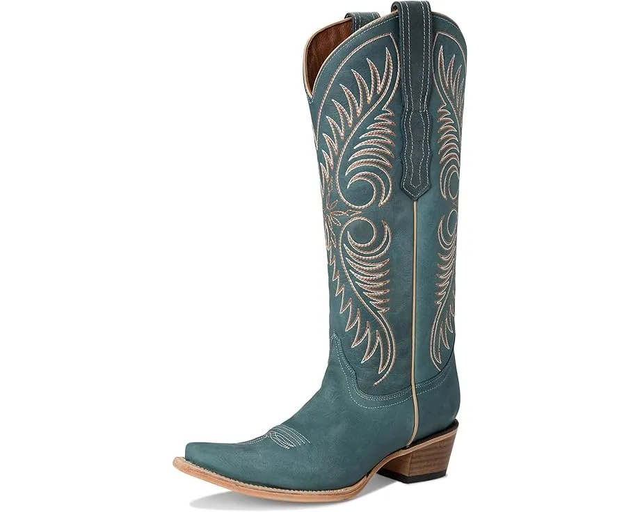 Corral Ковбойские сапоги L6120 с эффектом состаренной вышивкой и кубинским каблуком