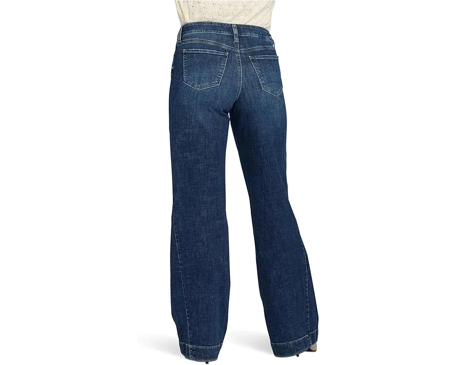 Джинсы NYDJ с широкими брючинами и вставками-клиньями по бокам в цвете Sunset Villa