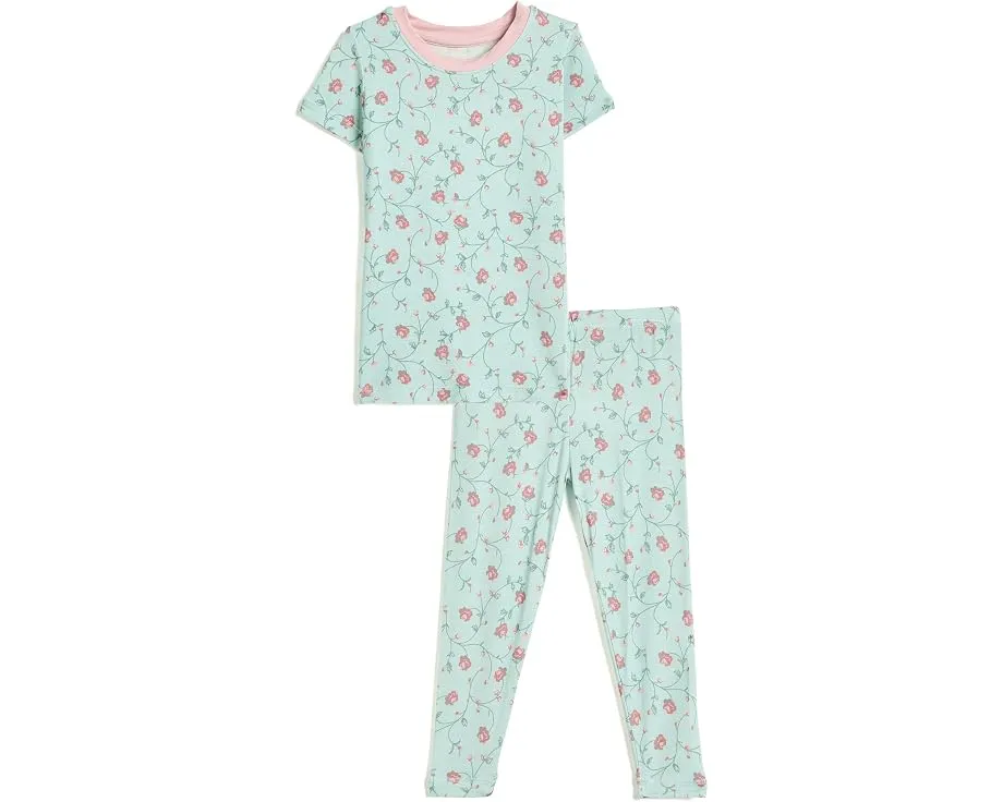 Детский комплект пижамы Print Short Sleeve Pajama Set из бамбука от Kickee Pants Kids