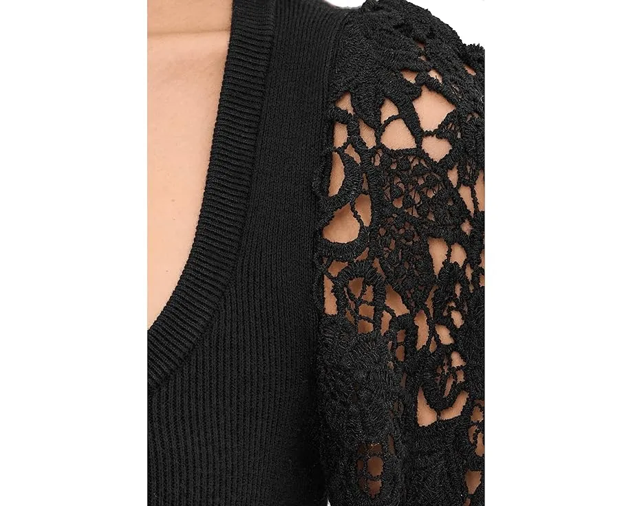 Топ Maya от Paige с круглым вырезом и вышивкой из органического хлопка