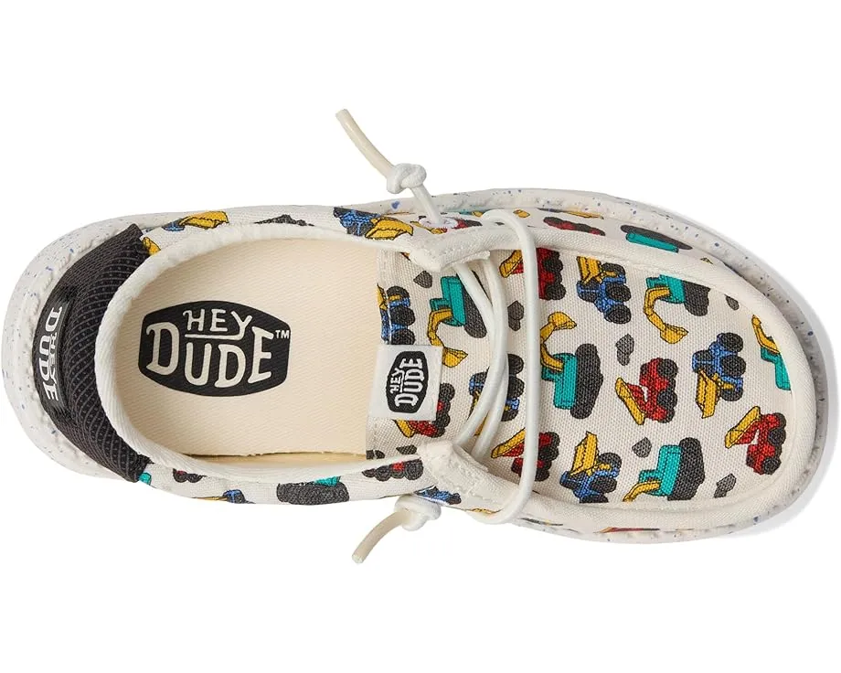 Детские кеды Hey Dude Wally Trucks для малышей с память формы и верхом из хлопка
