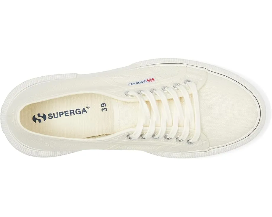 Кроссовки Superga 2287 Bubble Line на платформе с круглым носком