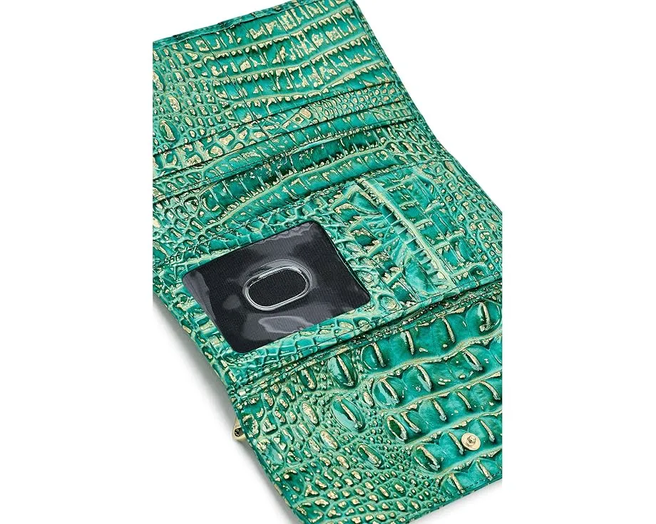 Кошелек Brahmin Cordelia из кожи с тиснением под крокодила