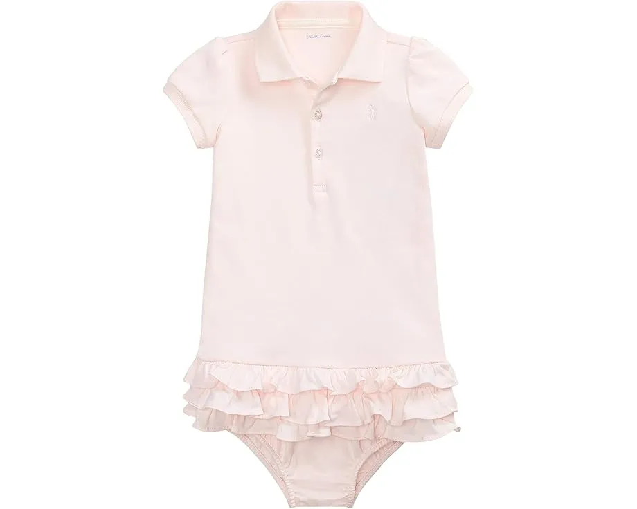 Детское платье Polo Ralph Lauren Kids с рюшами и блумерами