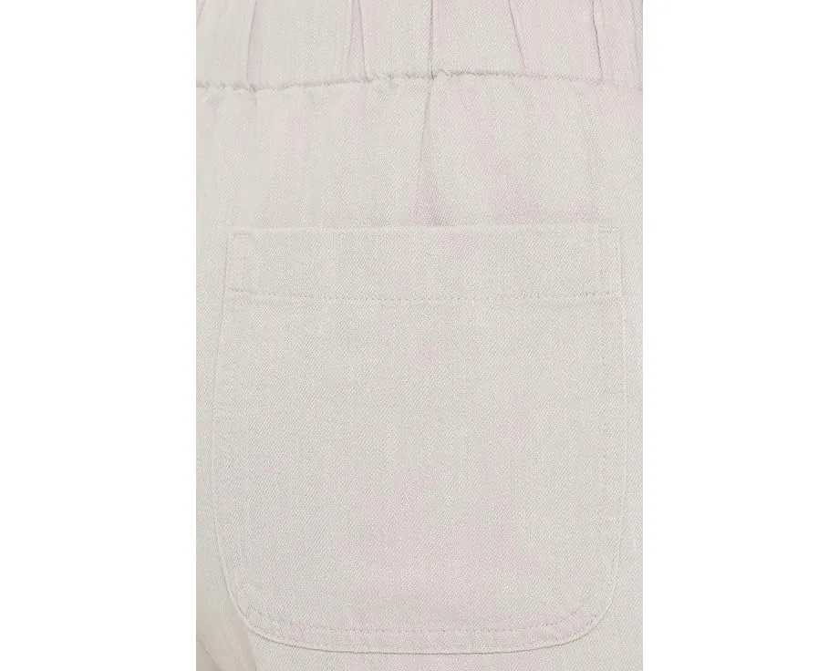 Белые удлиненные прямые брюки Eileen Fisher из льна и органического хлопка
