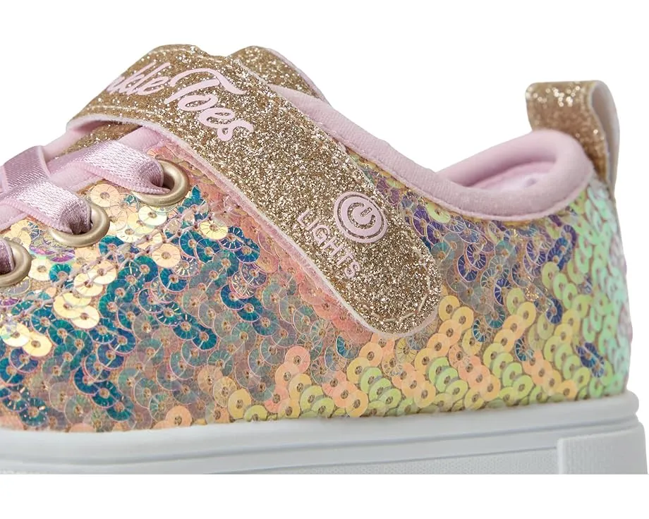 Детские кроссовки Skechers Twinkle Sparks с пайетками и подсветкой