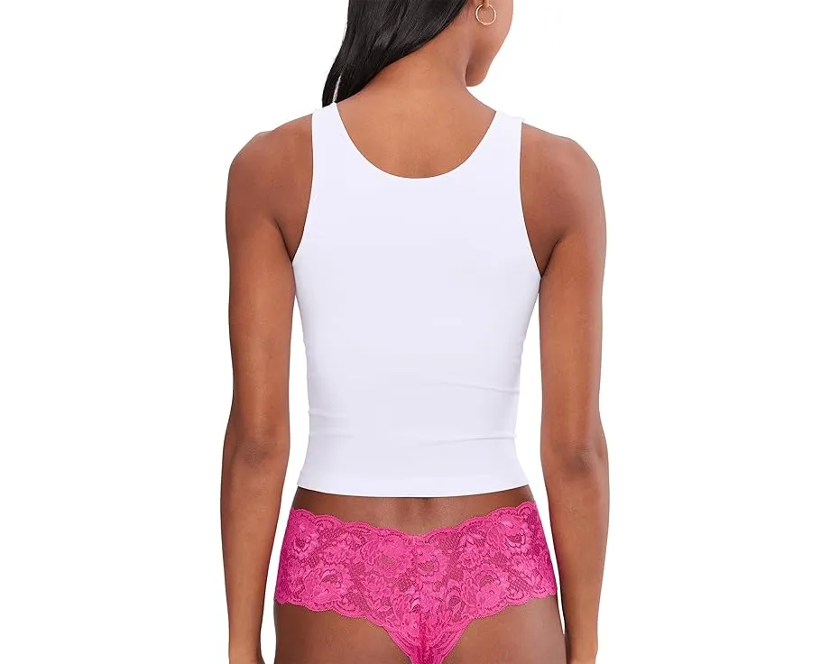 Трусики-стринги Cosabella Never Say Never Comfie с кружевом и эластичным поясом