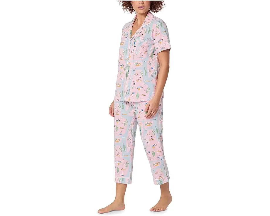 Пижамный комплект Bedhead PJs с короткими рукавами и укороченными брюками