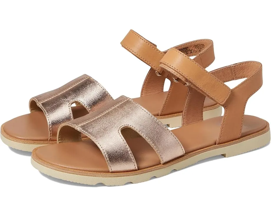 Сандалии SOREL Ella™ III Ankle Strap с плоской подошвой и пряжкой на щиколотке