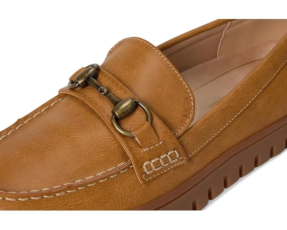 Лоферы Journee Collection Kaya с металлической деталью и круглым носком