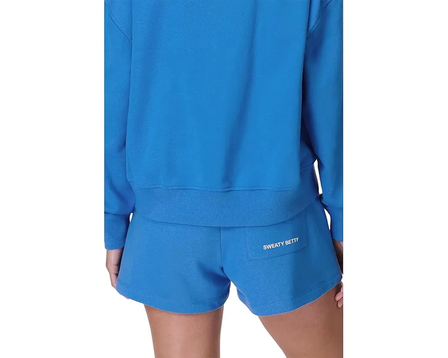 Шорты Sweaty Betty Revive Boxy из мягкого французского велюра с карманами