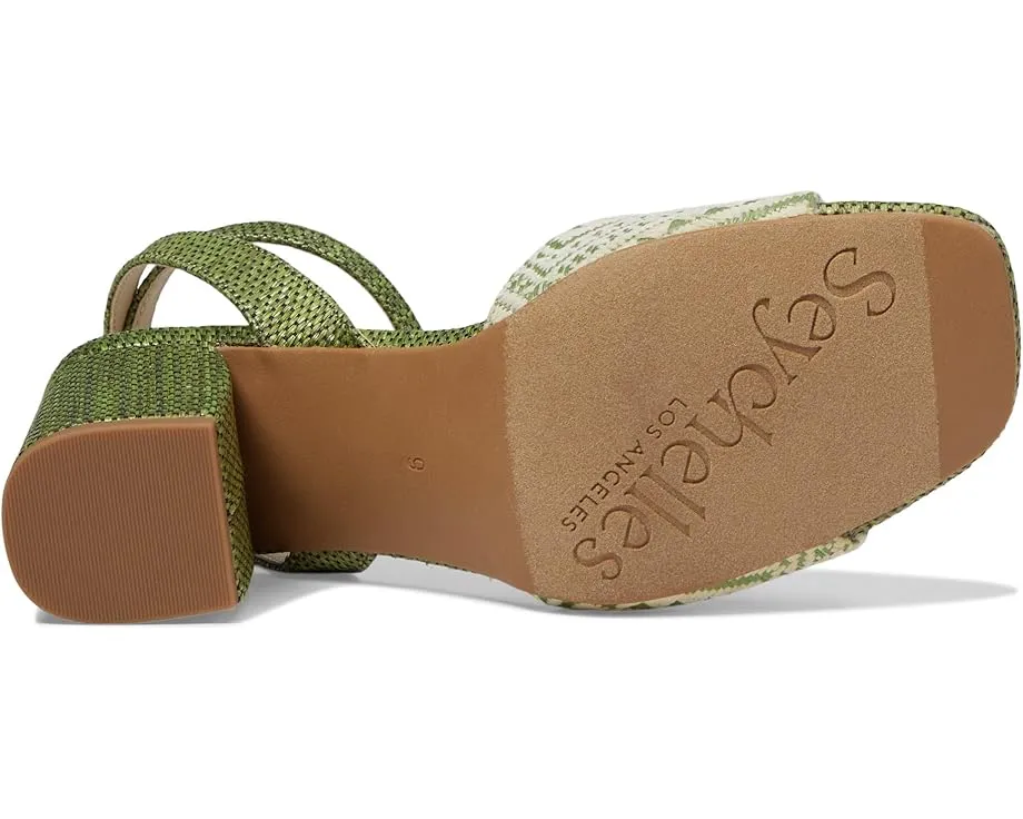 Босоножки на каблуке Seychelles Simple Pleasures с верхом из рафии и квадратным носком