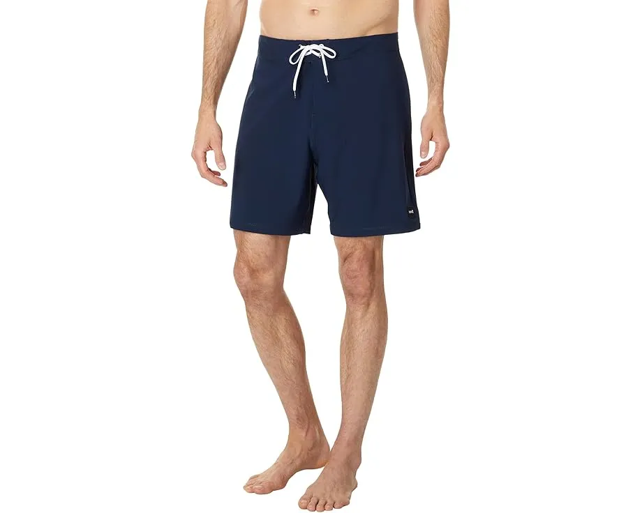 Шорты для плавания Hurley Phantom-Eco One & Only Solid длиной 18 дюймов (45.72 см) с регулируемой завязкой
