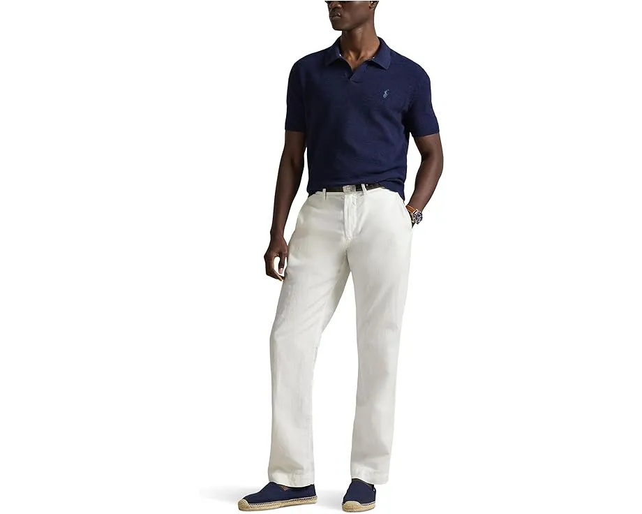 Штаны классического кроя Bedford из льна с хлопком Polo Ralph Lauren