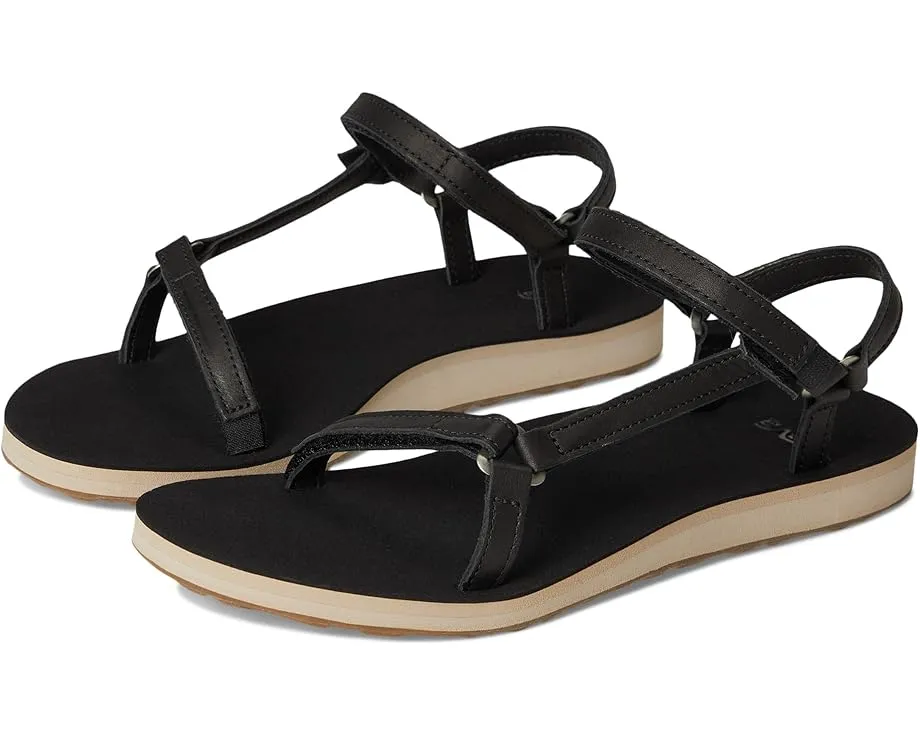 Сандалии Original Universal Slim Lea от Teva из мягкой кожи с регулируемыми ремешками