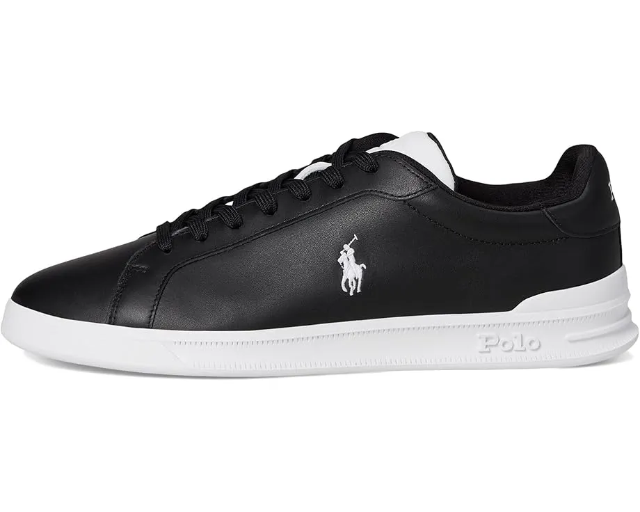 Кожаные кроссовки Polo Ralph Lauren Heritage Court II с круглым носком и резиновой подошвой