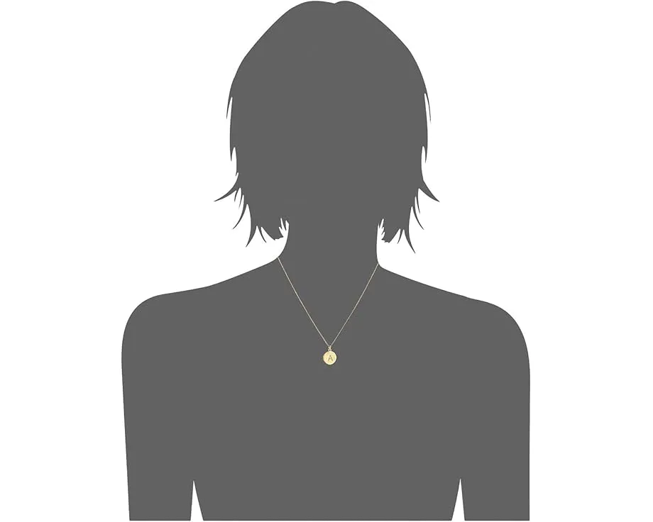 Кулон с инициалом Kate Spade New York на цепочке из позолоченного металла