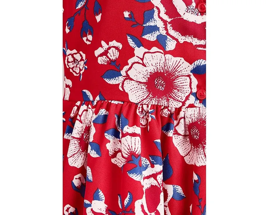 Платье Janie and Jack с пышными рукавами и цветочным принтом