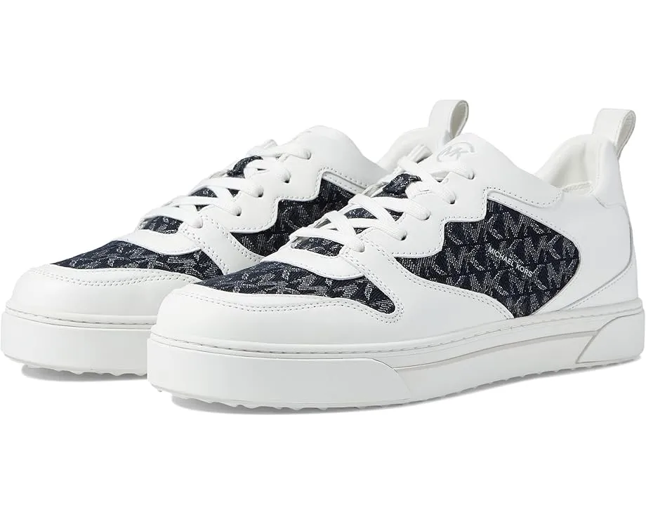 Кроссовки Michael Kors Baxter из кожи с перфорацией и прочной резиновой подошвой