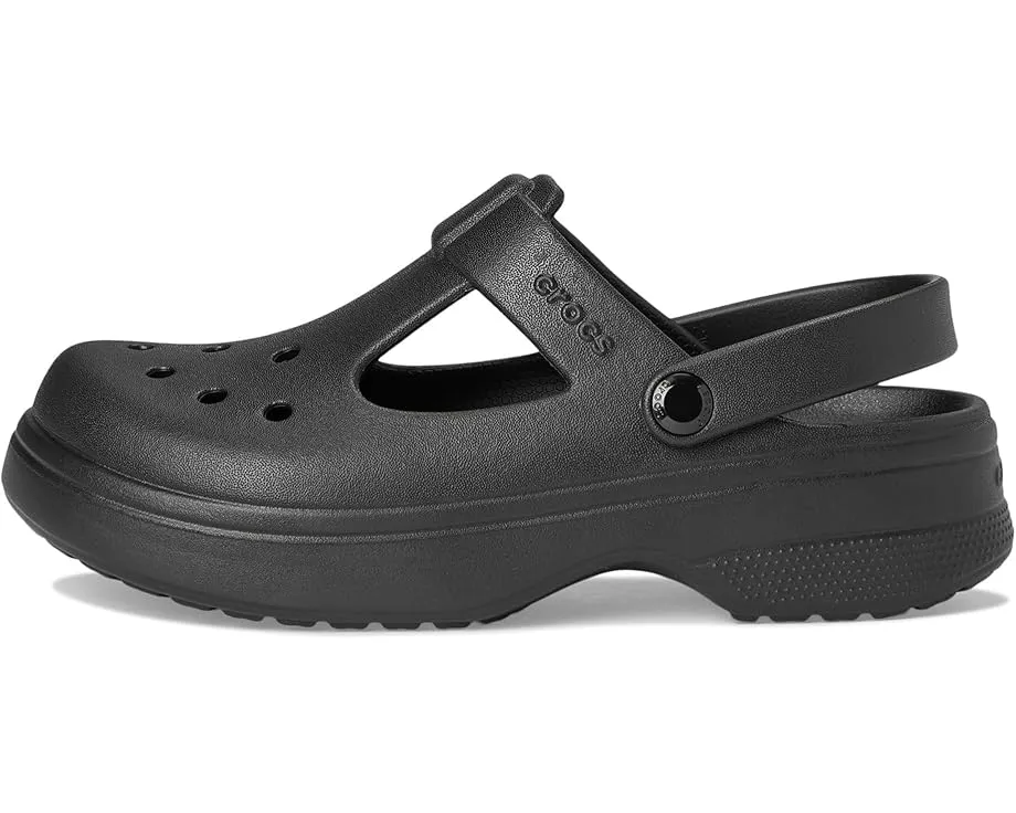 Детские кроксы Crocs Classic Mary Jane с ремешком в классическом стиле