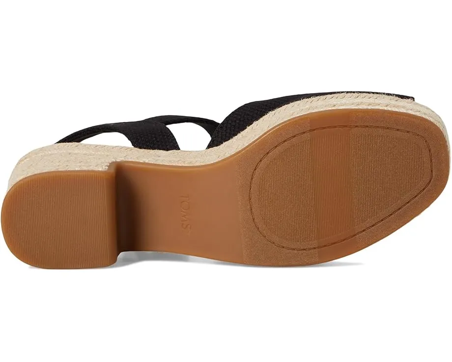 Босоножки TOMS Isla Peep Toe на платформе с открытым носком