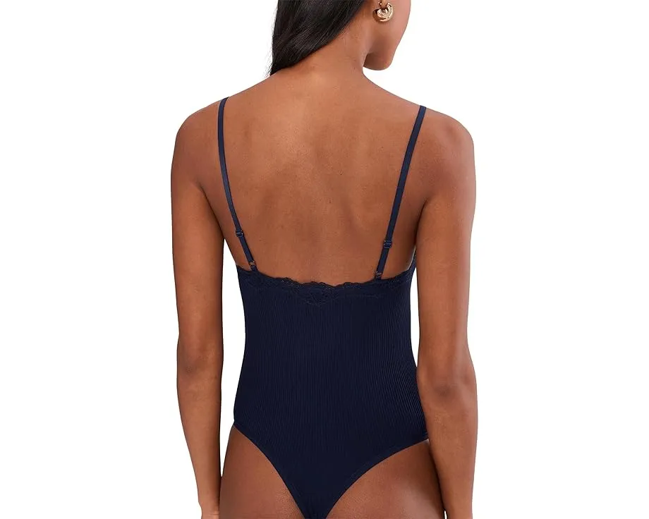 Боди Free People Spring Fever с кружевной отделкой и квадратным вырезом