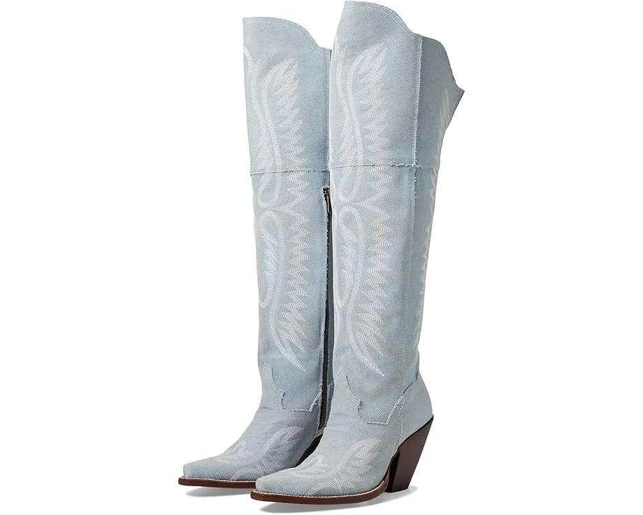 Ковбойские сапоги Dan Post Blue Jean Dream с декоративной строчкой и молнией
