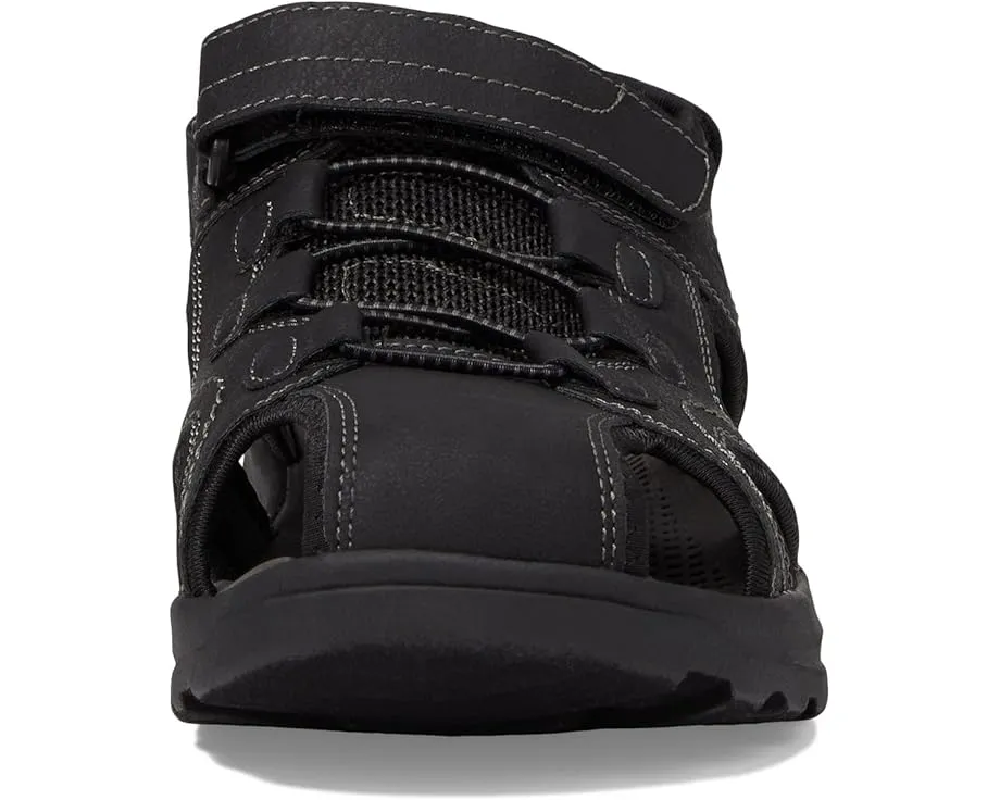 Сандалии Huck Sport Closed Toe Fisherman с текстильным верхом и ремешками на липучке