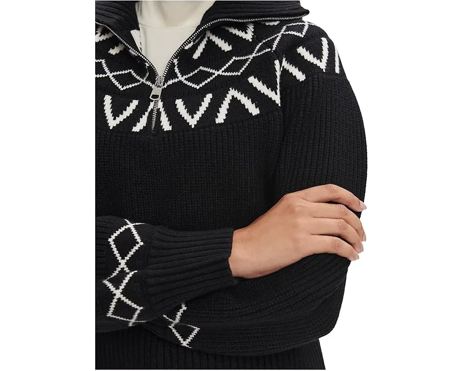 Varley свитер Sigrid Fairisle 1/2 Zip Knit