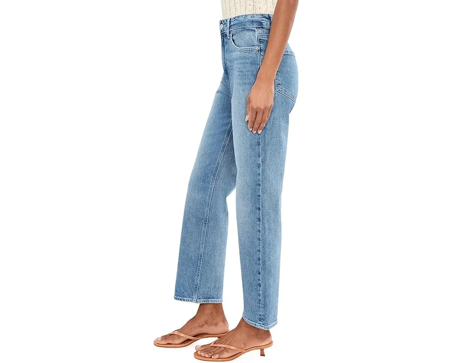 Джинсы Paige Stevie с прямыми штанинами и швами на шлевках