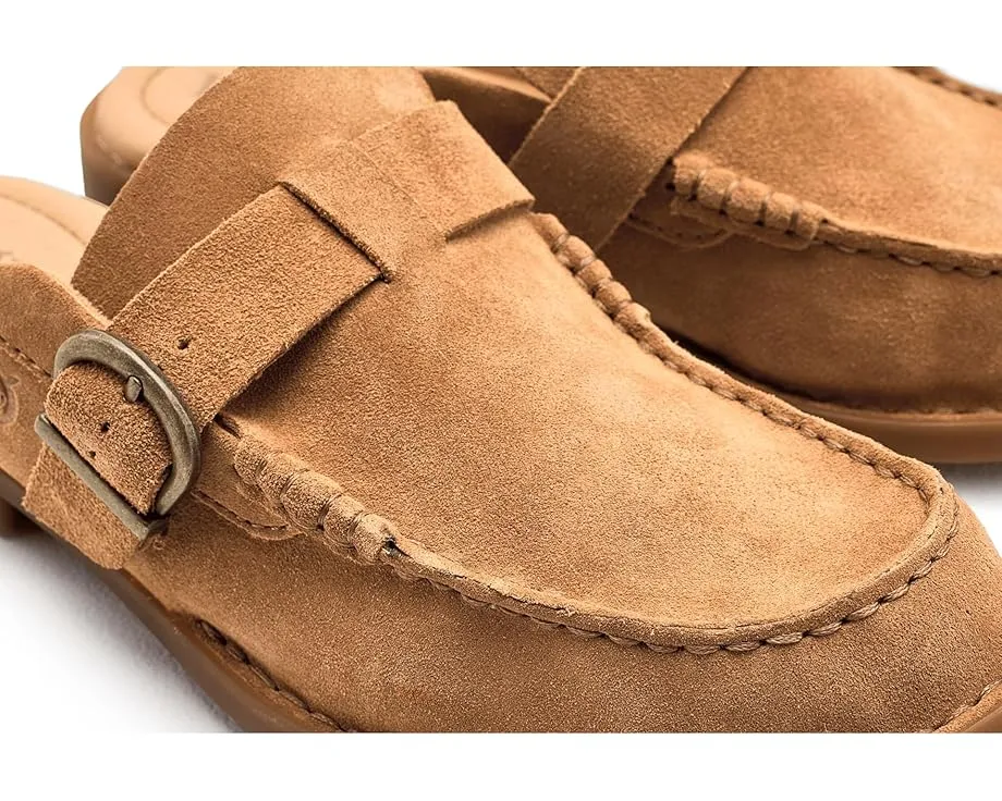 Мюли-лоферы Born Meg из мягкой замши с пряжкой