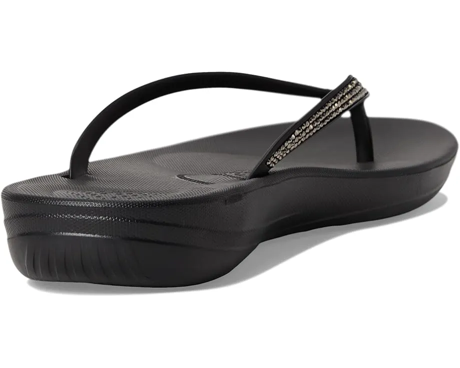 FitFlop шлепанцы Iqushion Sparkle с кристаллами и технологией амортизации