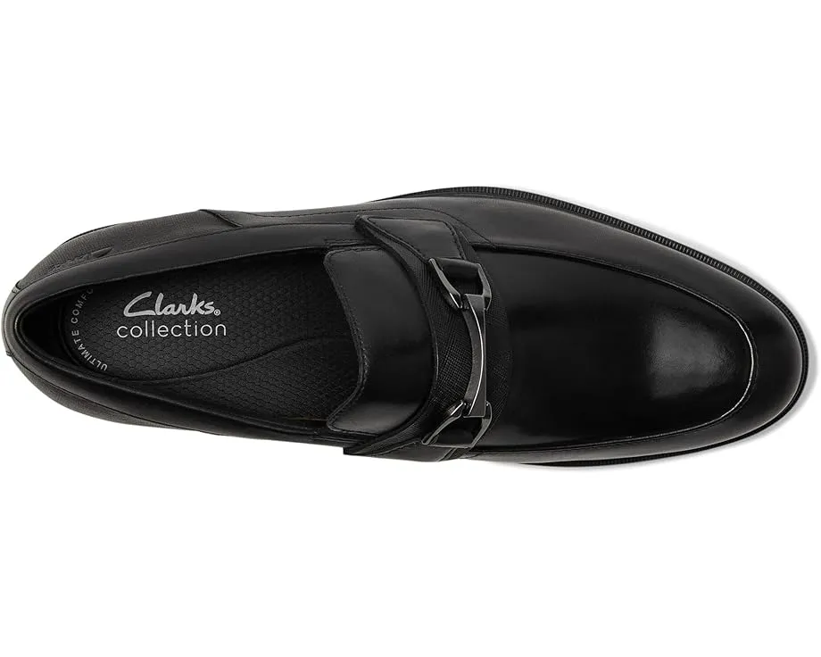 Clarks Steadwell Bit мокасины из цельной кожи с противоскользящей подошвой