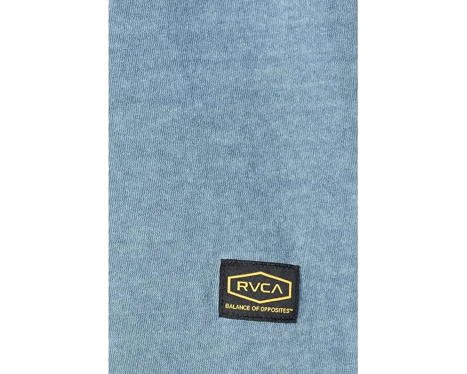 Футболка RVCA Midweight Label Short Sleeve повышенной плотности с этикеткой