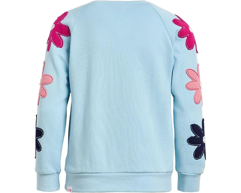 Свитшот Floral Slouchy Pullover Hatley с цветочными нашивками