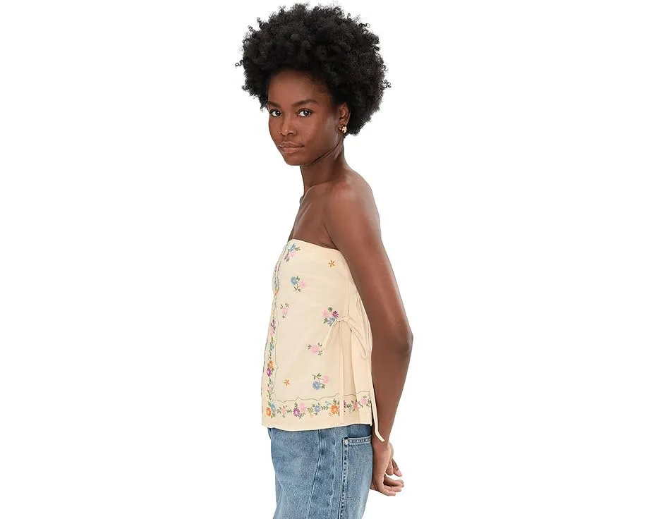 Топ бандо Doily Days с цветочным узором и завязками от Free People