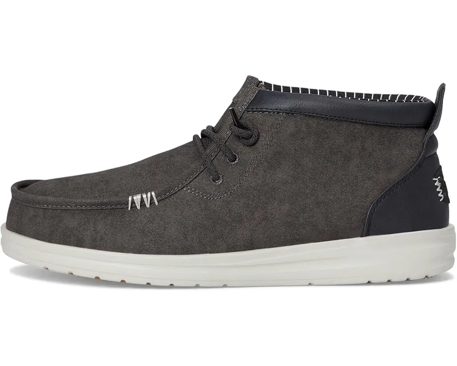 Лоферы Hey Dude Wally Mid Gripr Vin Classic из вощеного хлопка