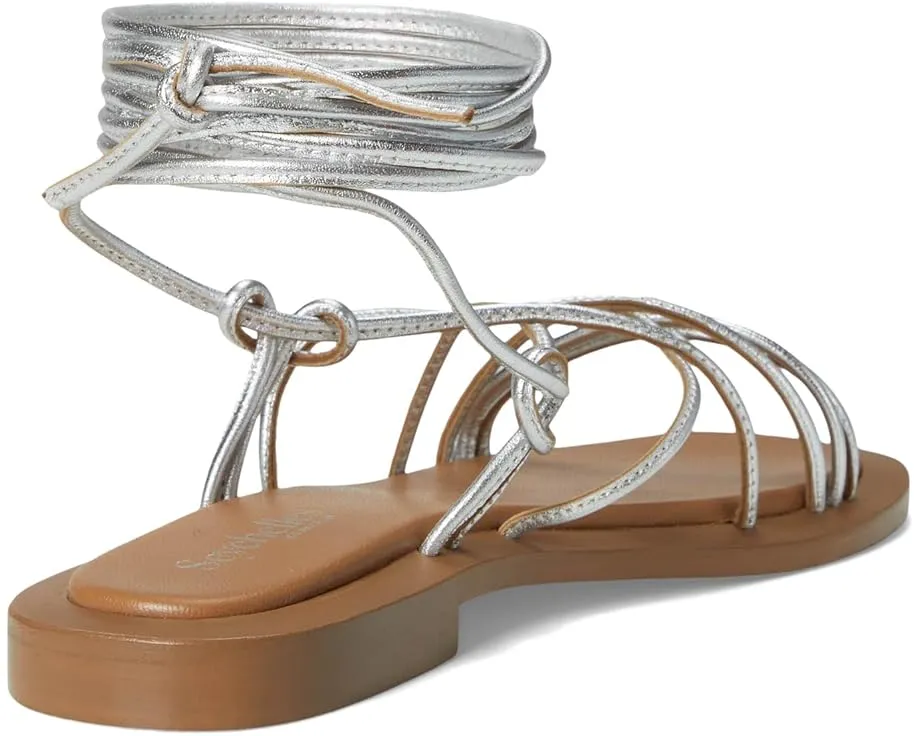 Сандалии Seychelles Lilac Two из металлизированной кожи с переплетением